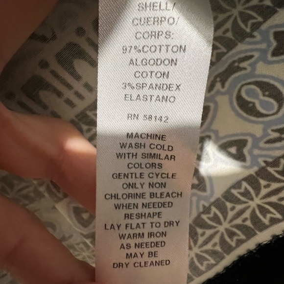 London Times Petite Shift Dress Sleeveless Blue White Floral Dress 4P NWOT - Picture 8 of 12